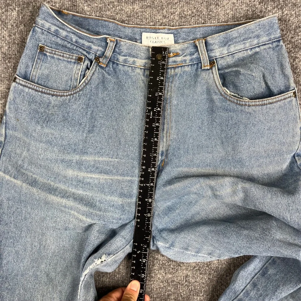 Bugle Boy Jeans Kids Size 16A Light Wash Denim Straight Leg Vintage 90s Casual